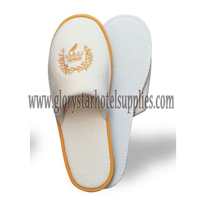Enlarge image-velour slipper,cotton velour slipper